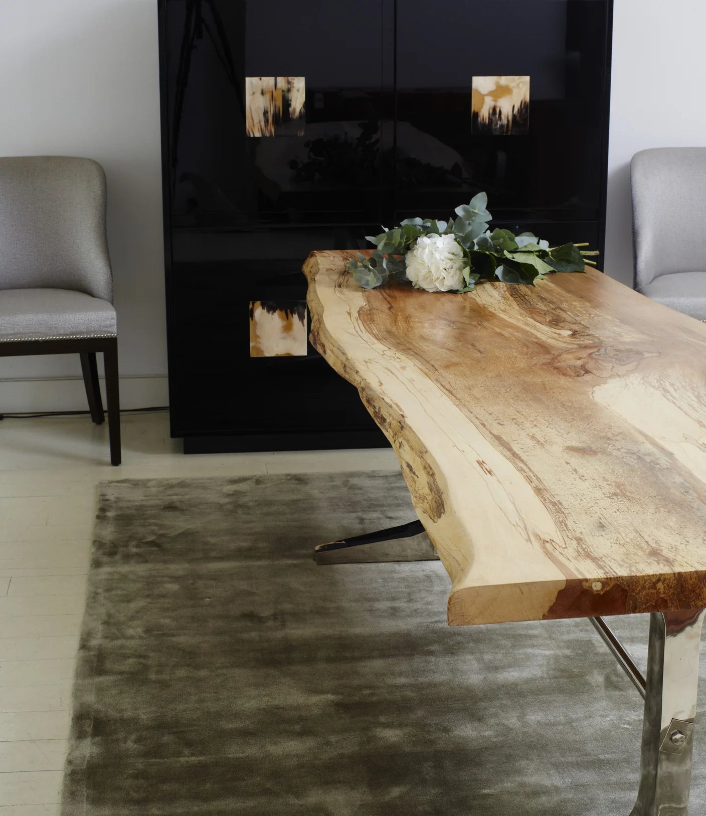 Safari Raw Wood Dining Table